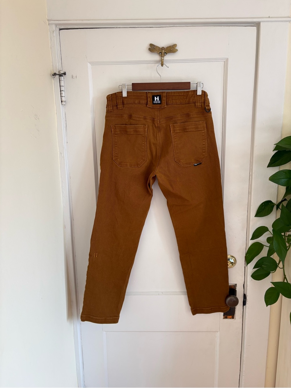 Huxtley Men's FX-1 Slim All Day Workwear Pants Whiskey Brown 32x30 - Picture 10 of 14
